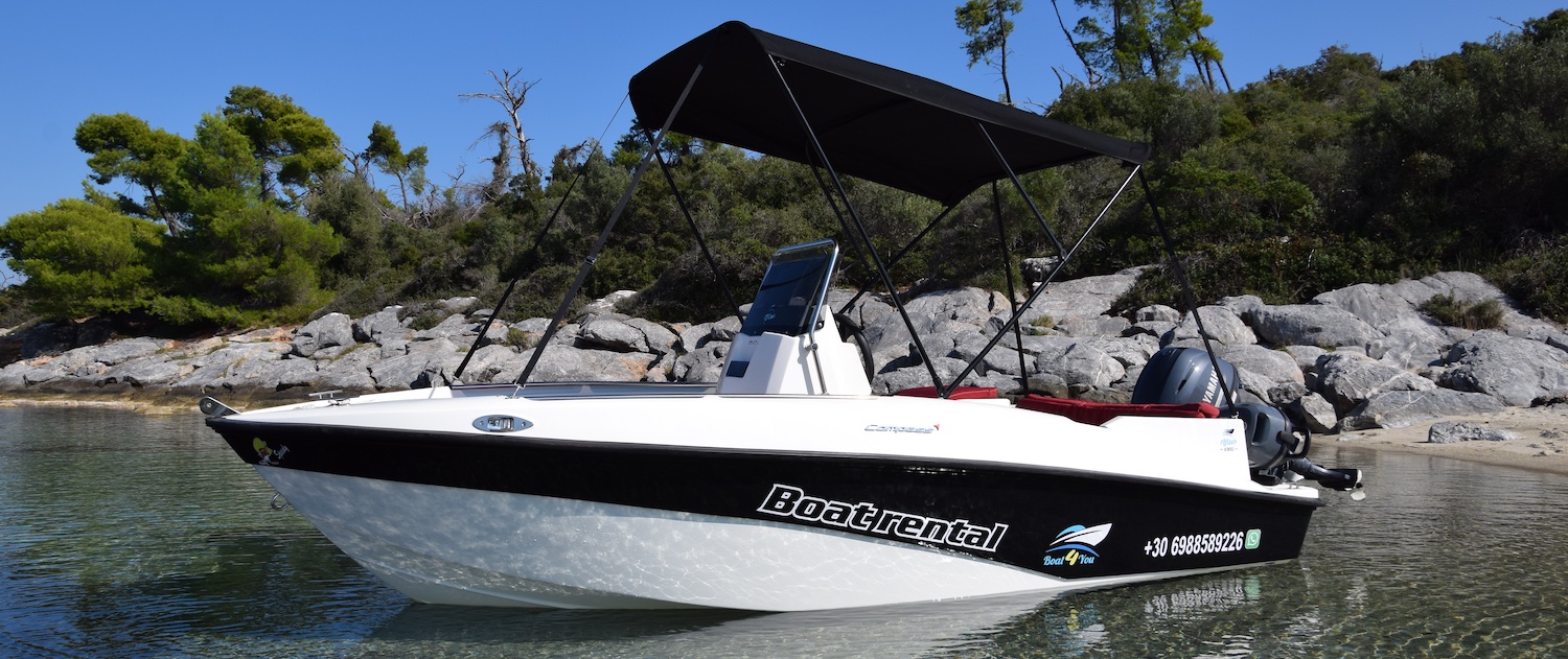 Motorboot Compass 150 mieten auf Halkidiki
